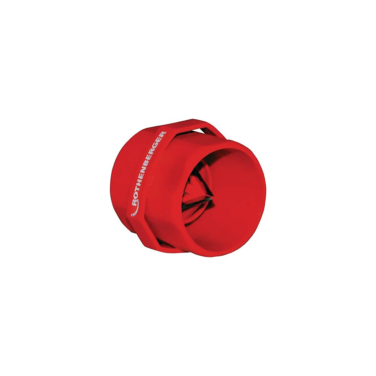 Outil de coupe-tube rouge avec le logo "ROTHENBERGER".