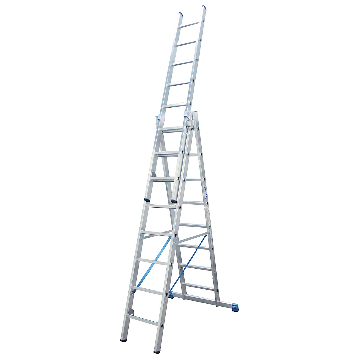Échelle polyvalente en alu 3 x 8 barreaux