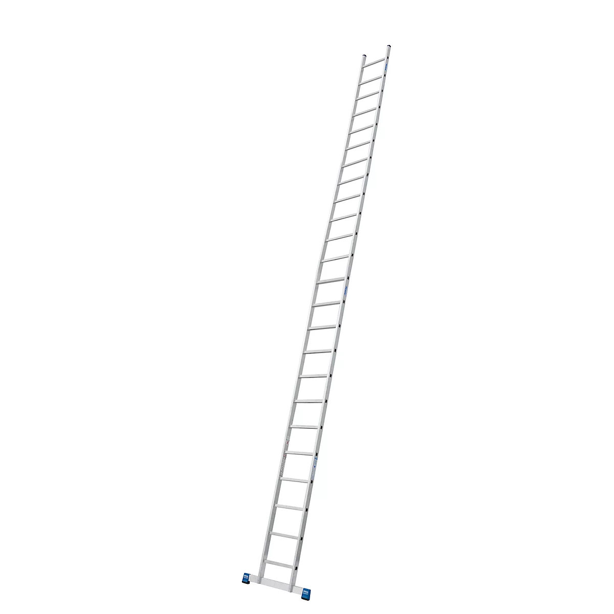 Échelle simple en alu Stabilo, 24 barreaux, avec traverse