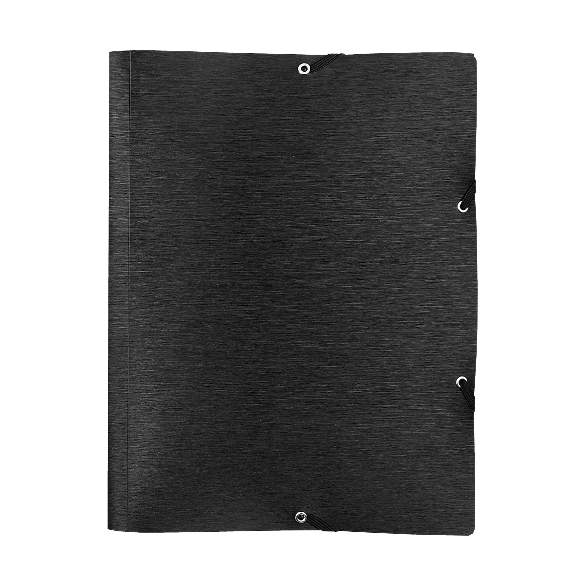 Eckspannmappe Kolma LineaVerde, A4, Gummibandzug, 100 % Recyclingmaterial, schwarz