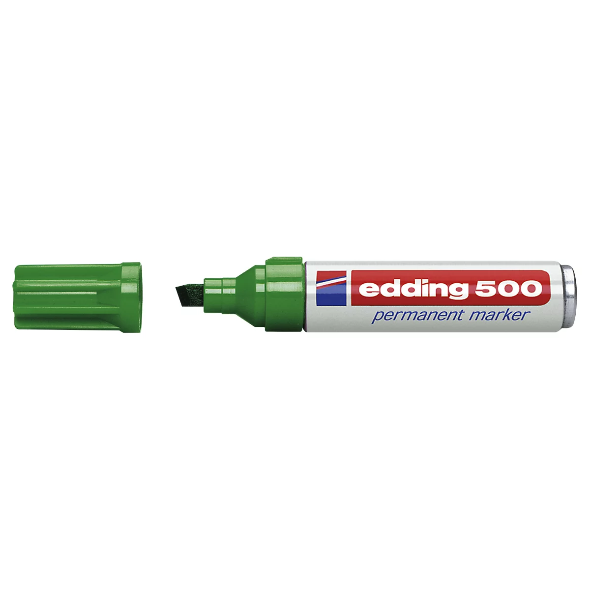 edding 500, avec pointe biseautée 2-7 mm, vert, 1 p.
