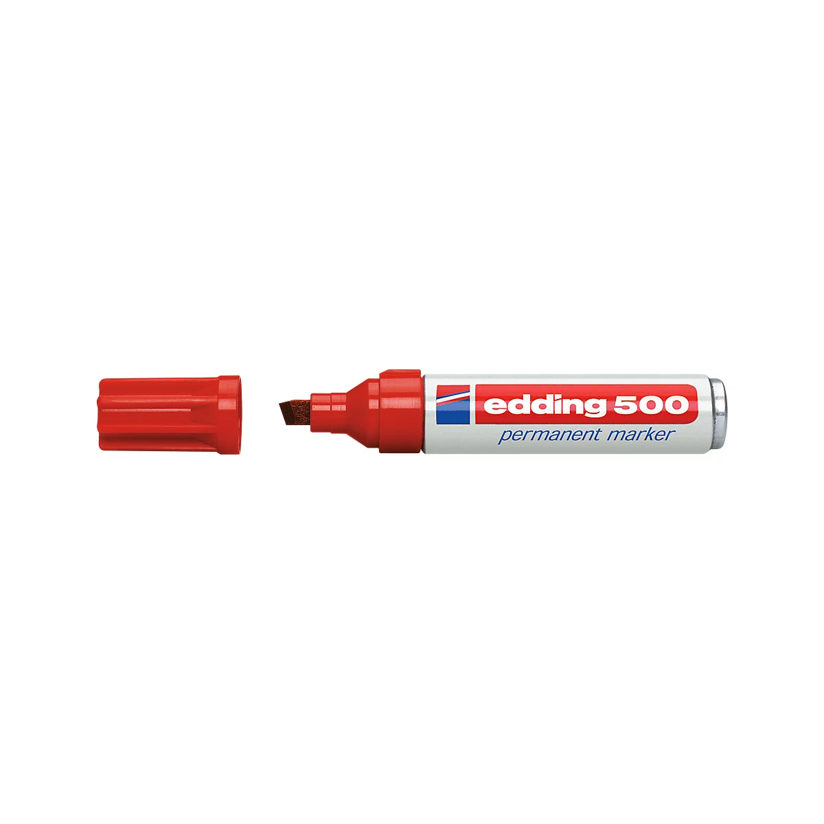 edding 500, m. Keilspitze 2-7 mm, rot, 10 Stück