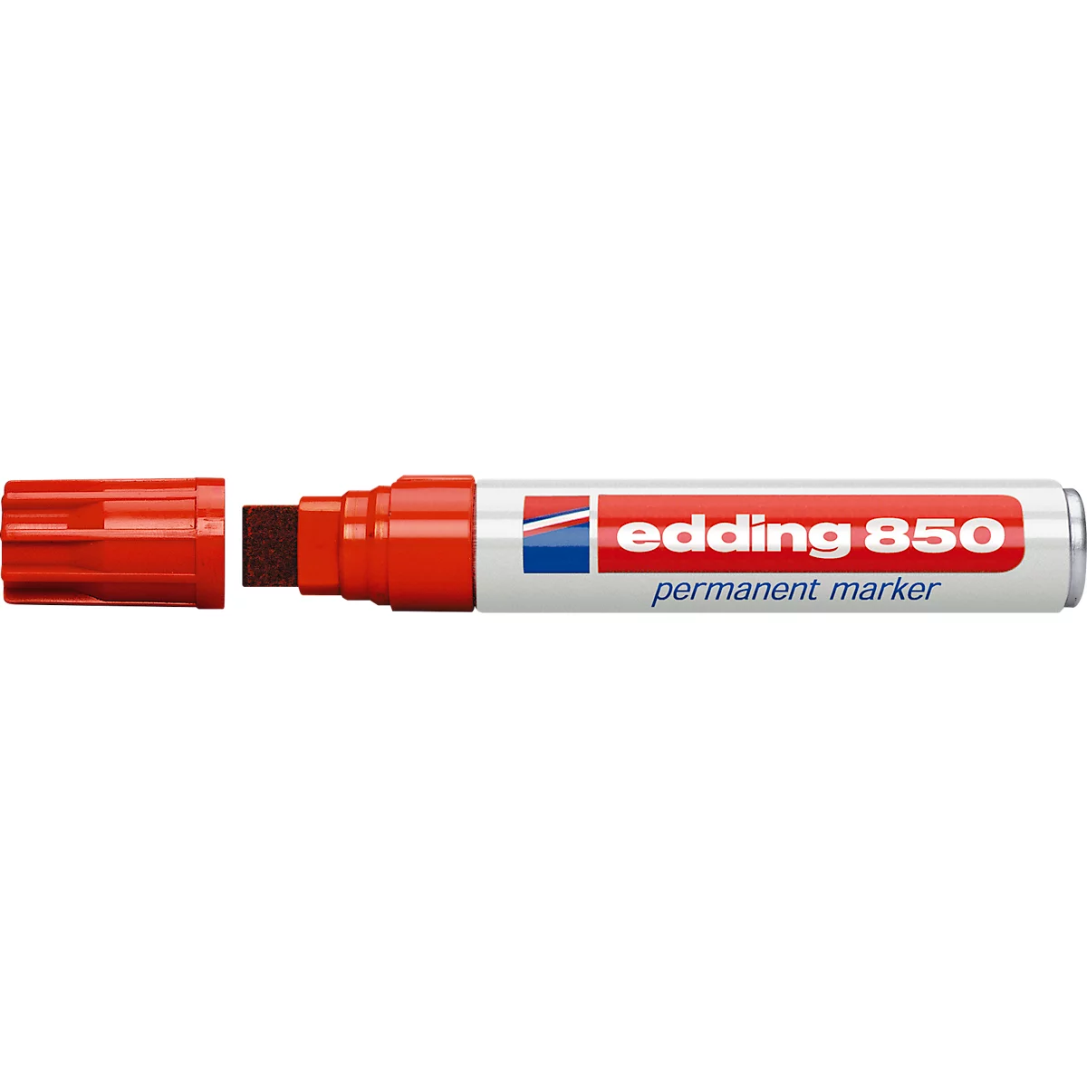edding 850 Permanent Marker, Keilspitze 5-16 mm, rot, 1 Stück