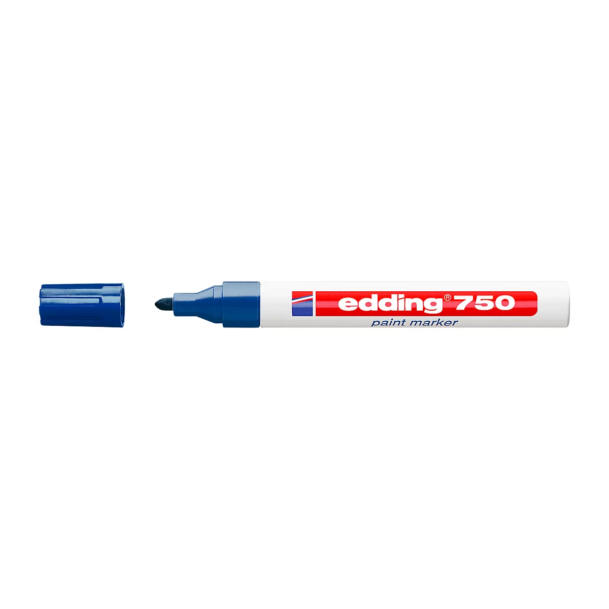 EDDING Lackmarker 750, 2-4 mm, blau, 10 Stück