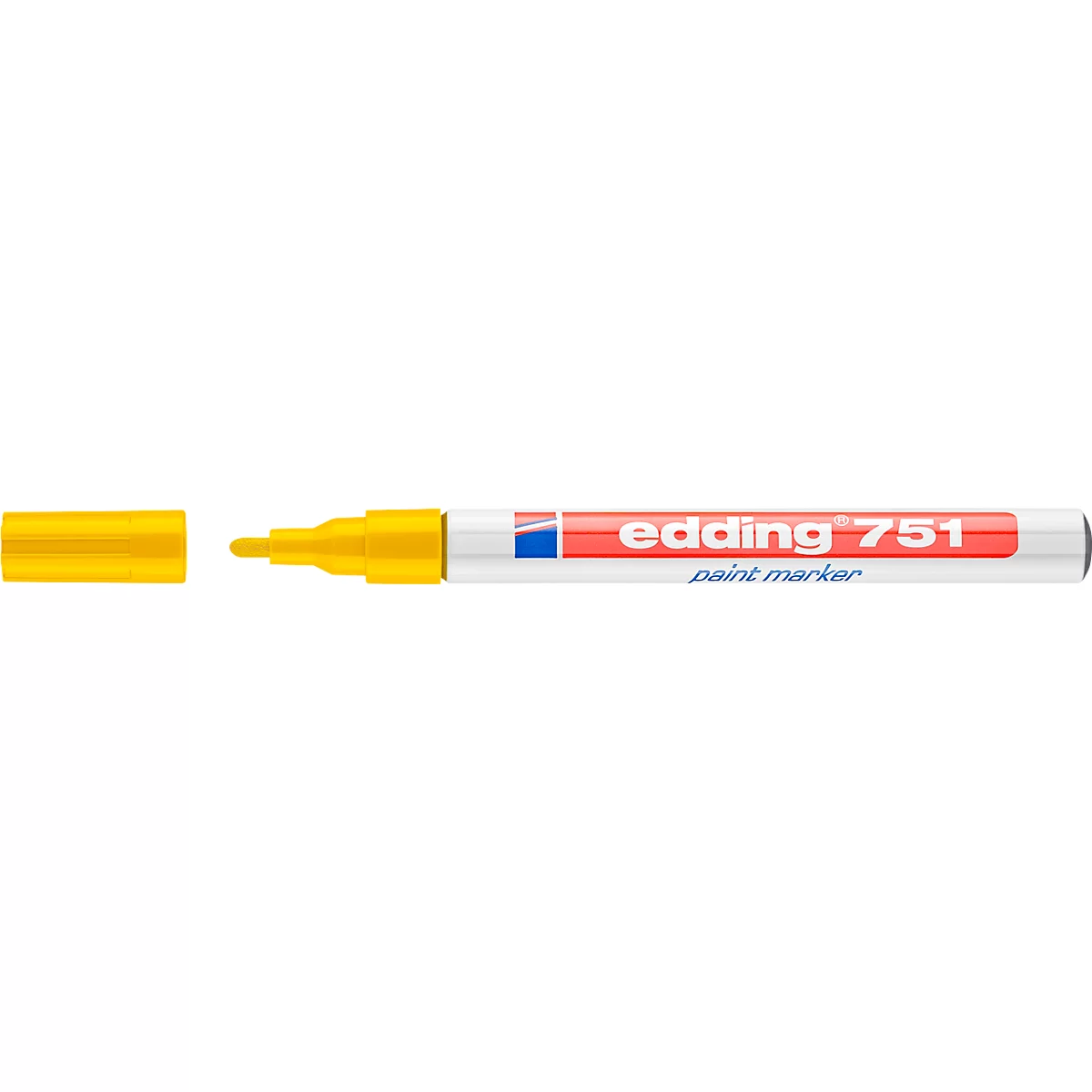 EDDING Lackmarker 751, 1-2 mm, gelb, 1 Stück