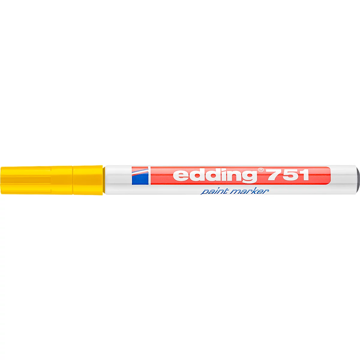 EDDING Lackmarker 751, 1-2 mm, gelb, 10 Stück