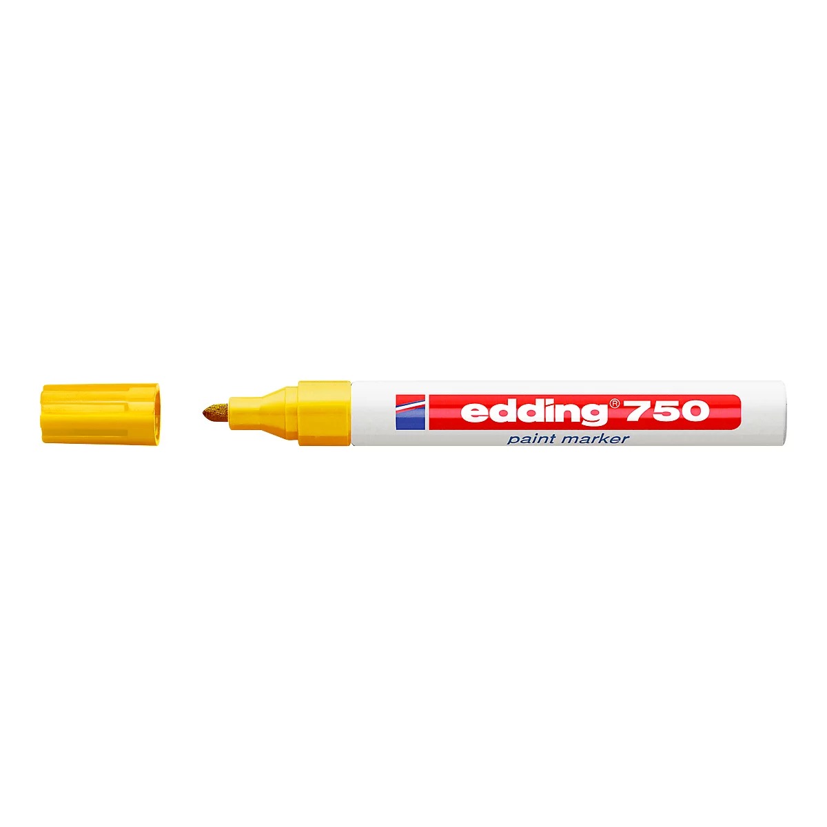 EDDING Marcador de pintura 750, 2-4 mm, amarillo, 1 unidad