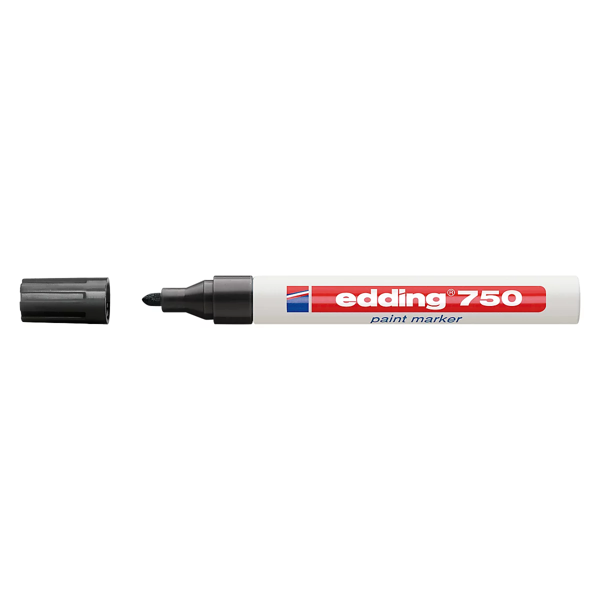 EDDING paint markers 750, 2-4 mm, zwart, 10 stuks