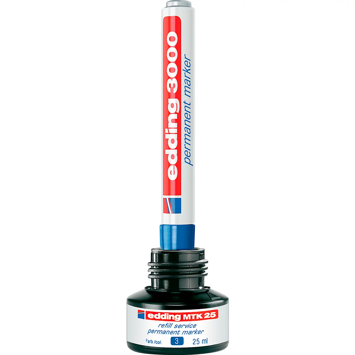 EDDING Permanent marker 3000, 4 st., diverse kleuren