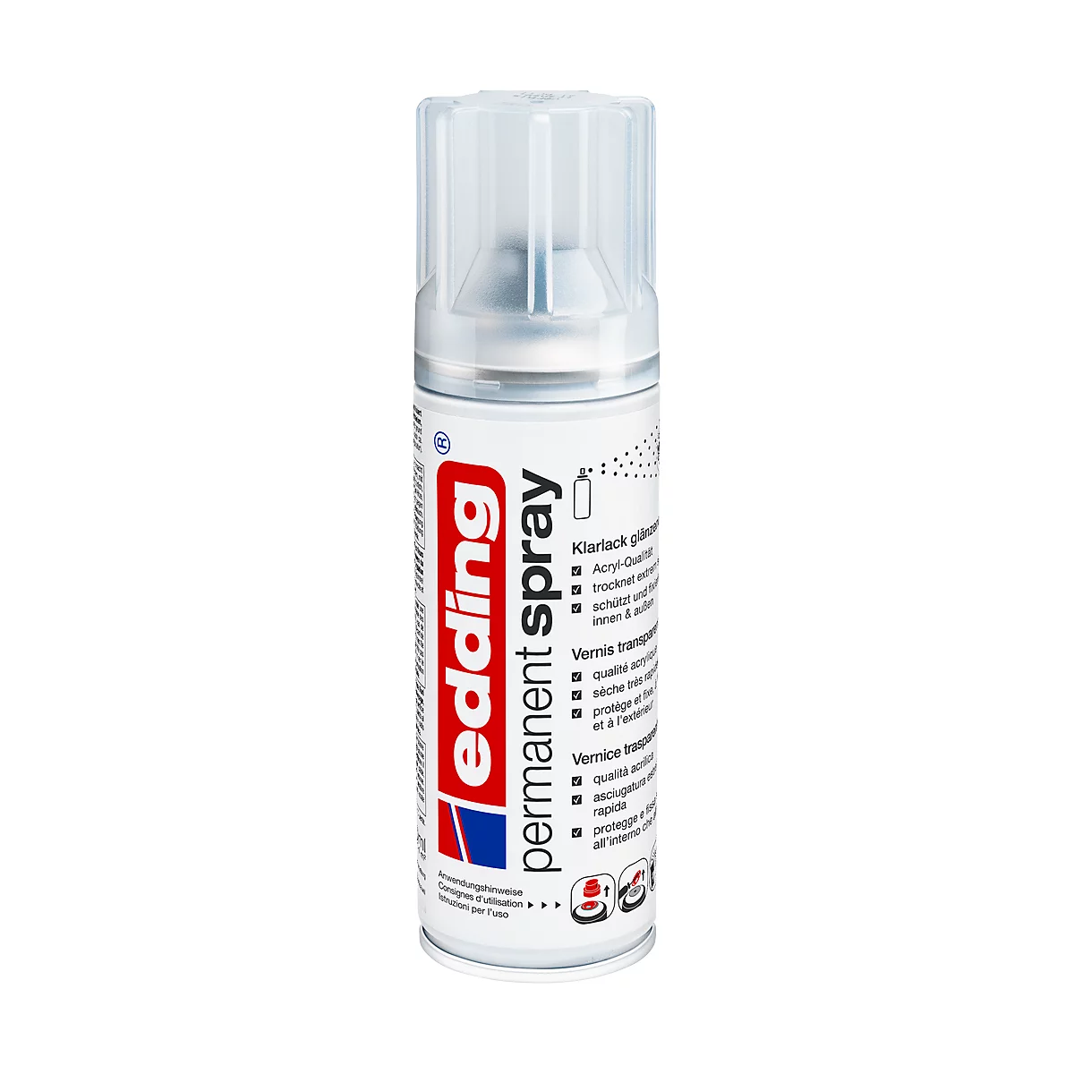 edding Spray 5200, 200 ml, acryllak, helder