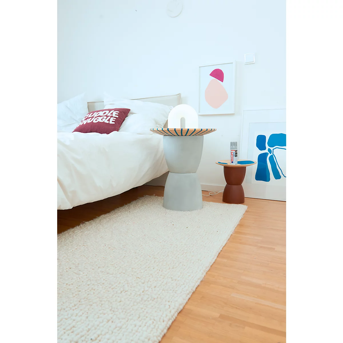 edding Spray 5200, 200 ml, premium matte acrylverf, spuitbreedte ca. 50-60 mm, betoneffect