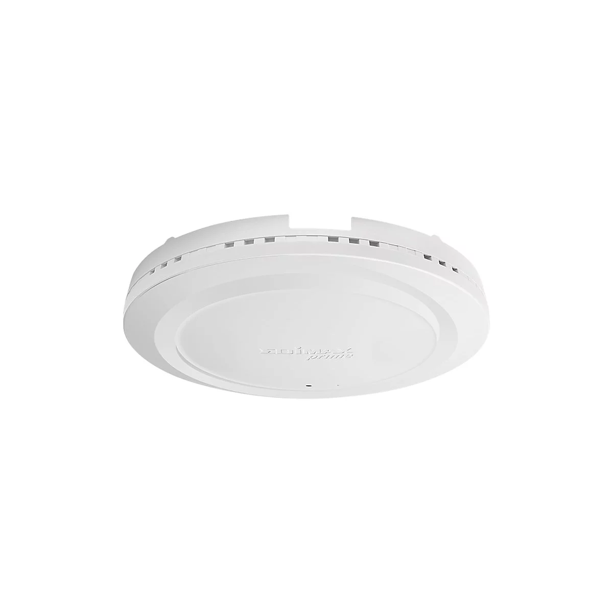 Ein weiÃŸer, runder Access Point mit eingraviertem Schriftzug seriÃ¶se prime.