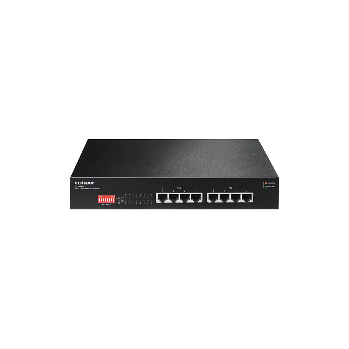 Edimax GS-1008P - v2 - Switch - 8 Anschlüsse