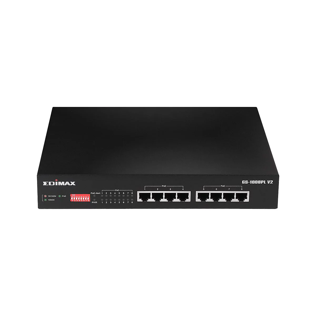 Edimax GS-1008PL V2 - Switch - 8 Anschlüsse - an Rack montierbar