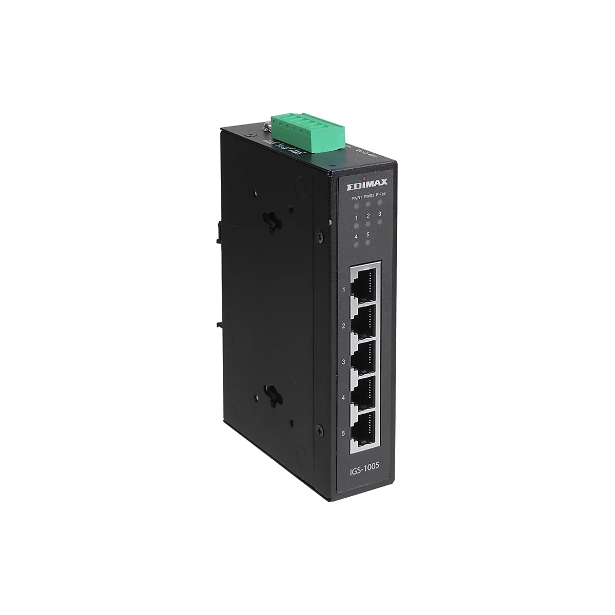 Edimax IGS-1005 - Switch - 5 x 10/100/1000 - an DIN-Schiene montierbar, wandmontierbar