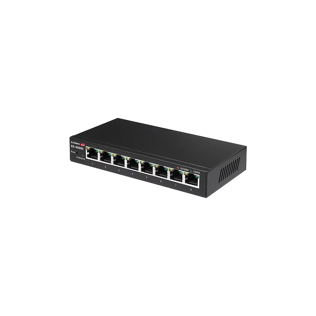 Edimax Pro GS-5008E - Switch - Smart - 8 x 10/100/1000 - wandmontierbar