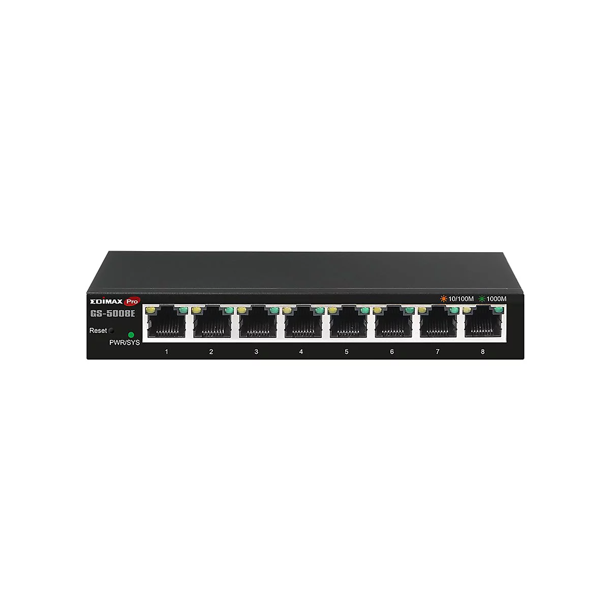 Edimax Pro GS-5008E - Switch - Smart - 8 x 10/100/1000 - wandmontierbar