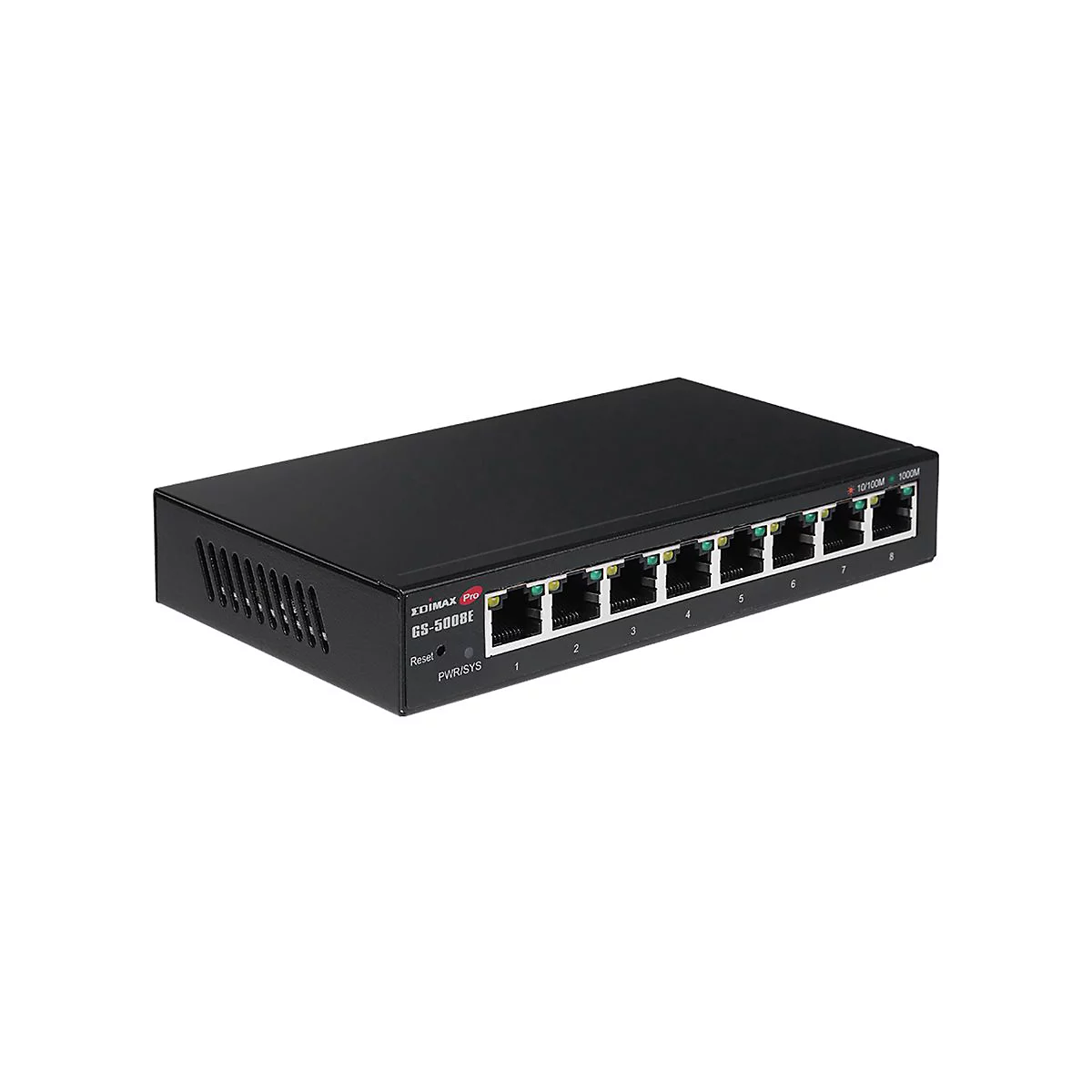 Edimax Pro GS-5008E - Switch - Smart - 8 x 10/100/1000 - wandmontierbar