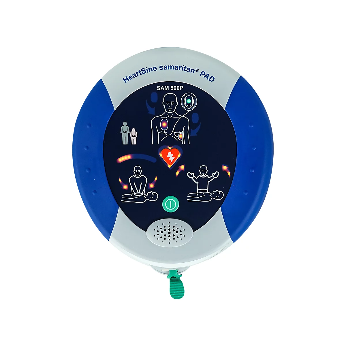 Eerstehulpwandtas MedX5, met reanimatiedefibrillator SAM500P &amp; vulling volgens DIN 13157