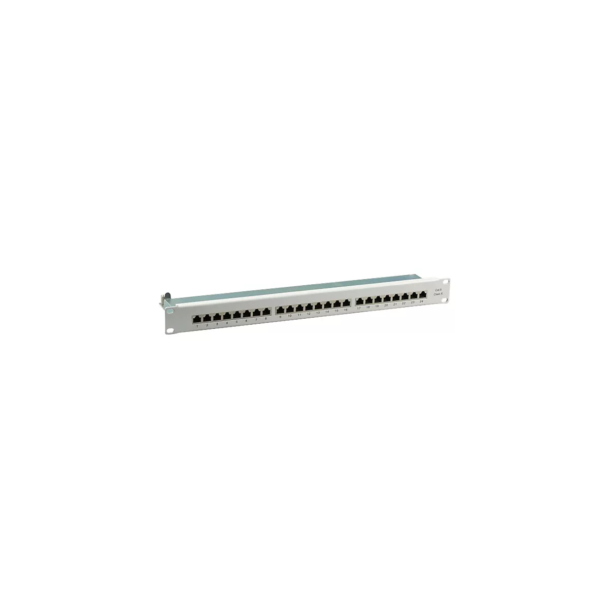 EFB-Elektronik - Patch Panel - CAT 6e - SSTP - RJ-45 X 24 - RAL 7035, Grau