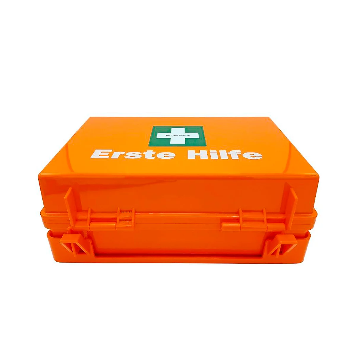 EHBO-kit SAN, gevuld met DIN 13157 (uitgebreid), B 310 x D 210 x H 130 mm, ABS kunststof, oranje