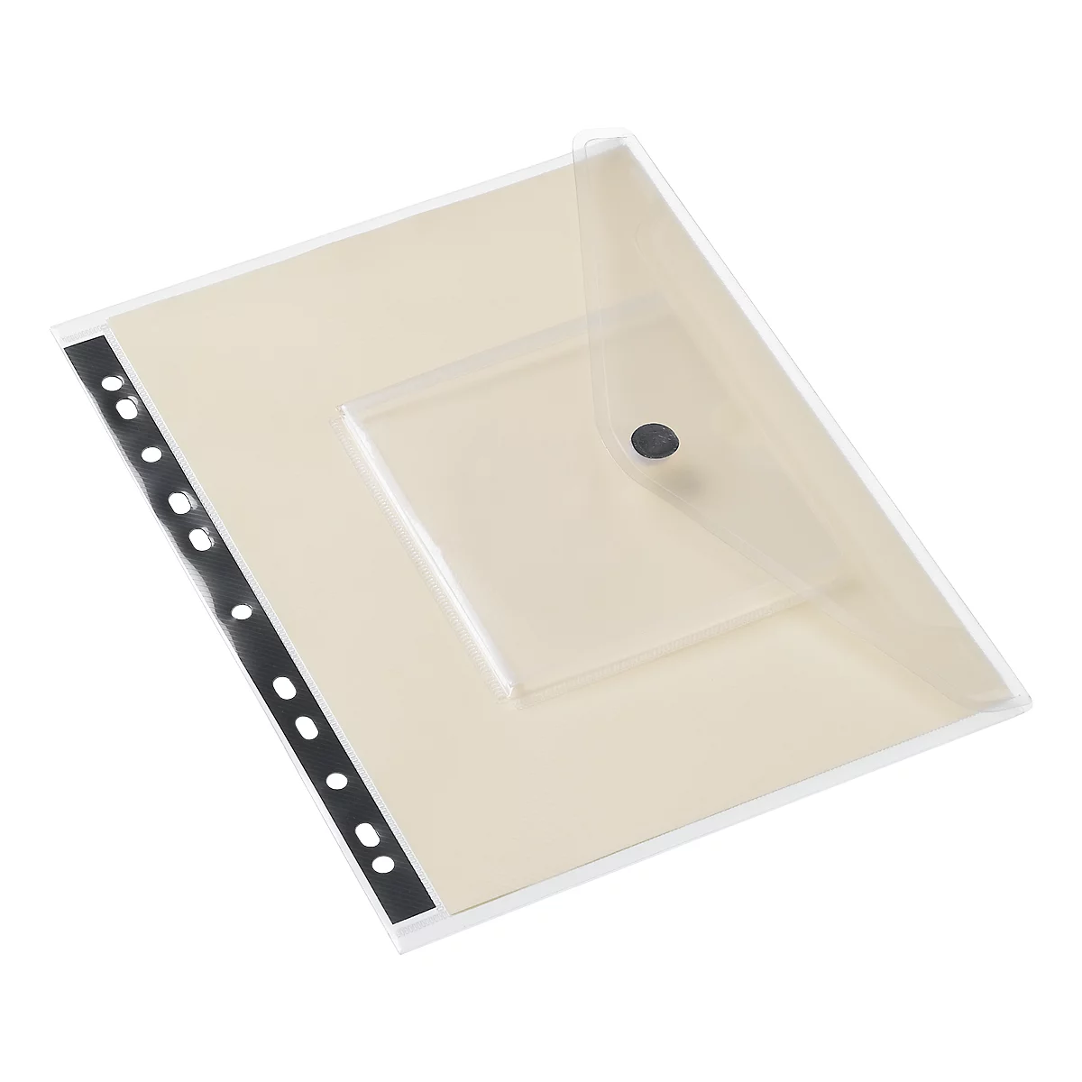 EICHNER documenthoesje, A4, klittenbandsluiting, PP