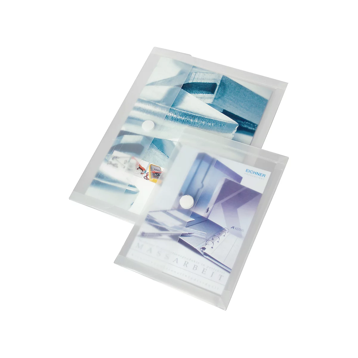 EICHNER documenthoesje, A4, klittenbandsluiting, PP