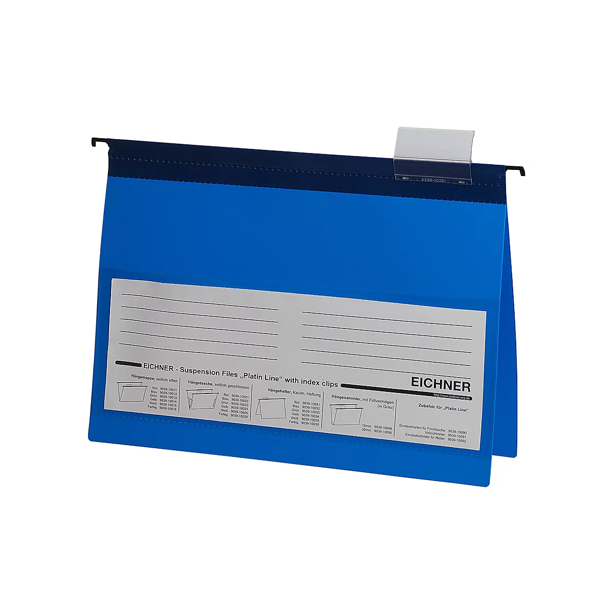EICHNER hangsnelhechters, A4, 10 stuks, blauw