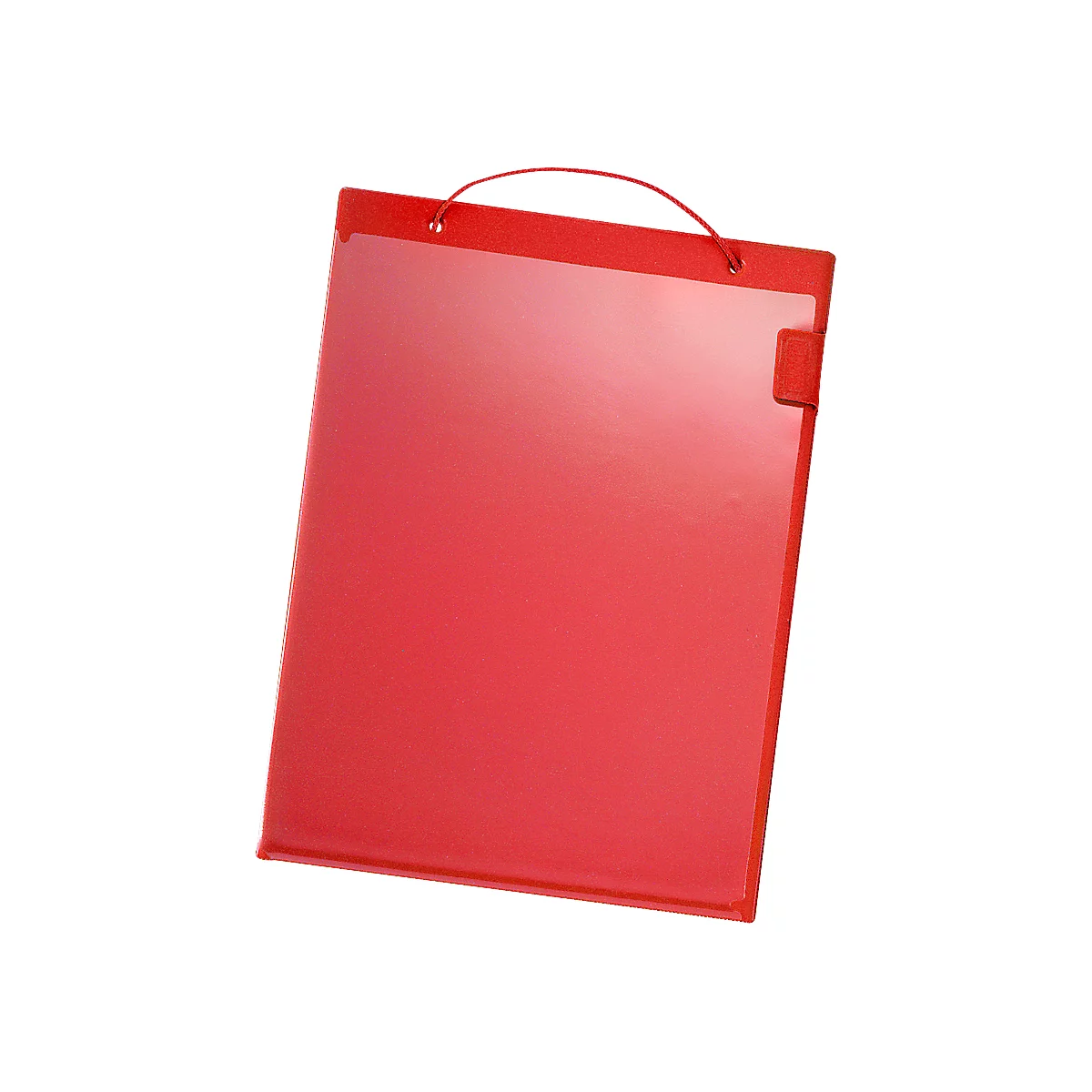 EICHNER Pochette de commande Basic, fermeture velcro, DIN A4, rouge, 10 pièces