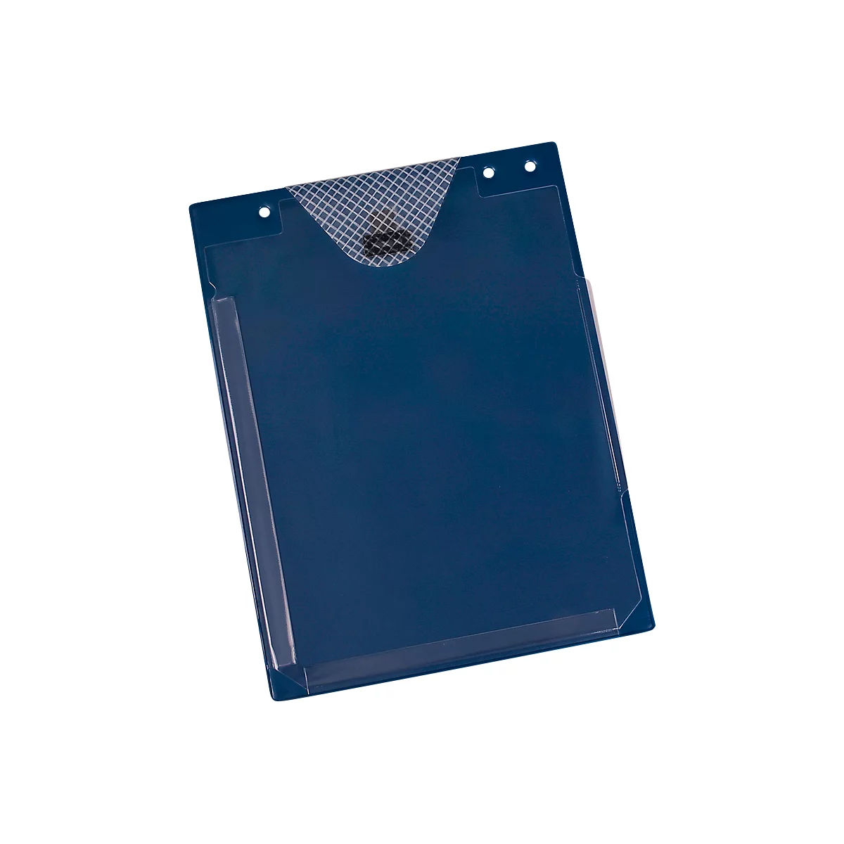 EICHNER Pochette de commande Jumbo, DIN A4, soufflet d'extension, fermeture velcro, compartiment à clés, bleu, 10 pièces