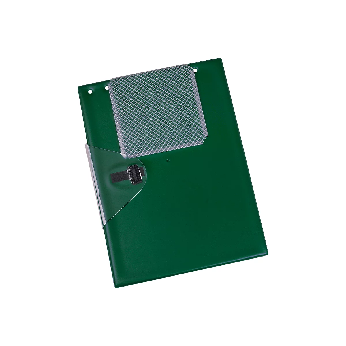 EICHNER Pochette de commande Jumbo, DIN A4, soufflet extensible, fermeture velcro, compartiment à clés, vert, 10 pièces