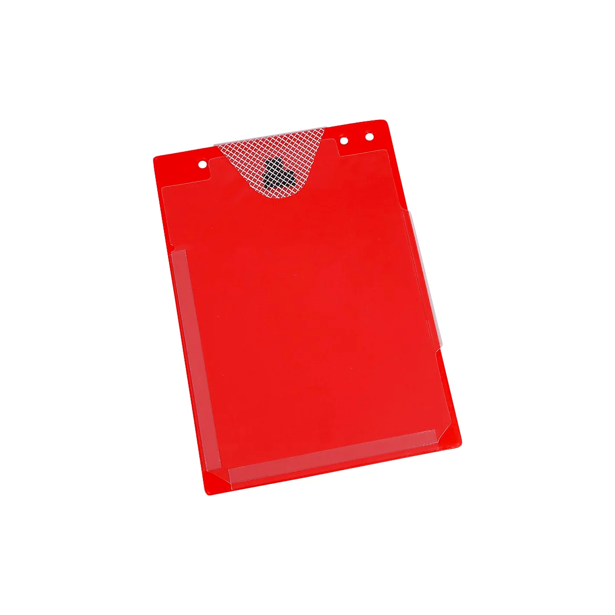 EICHNER Pochette de commande Jumbo, DIN A4, soufflet extensible, fermeture velcro, poche pour clés, rouge, 10 pièces