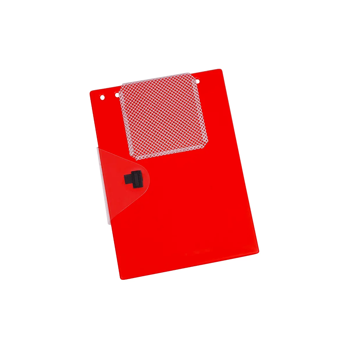 EICHNER Pochette de commande Jumbo, DIN A4, soufflet extensible, fermeture velcro, poche pour clés, rouge, 10 pièces
