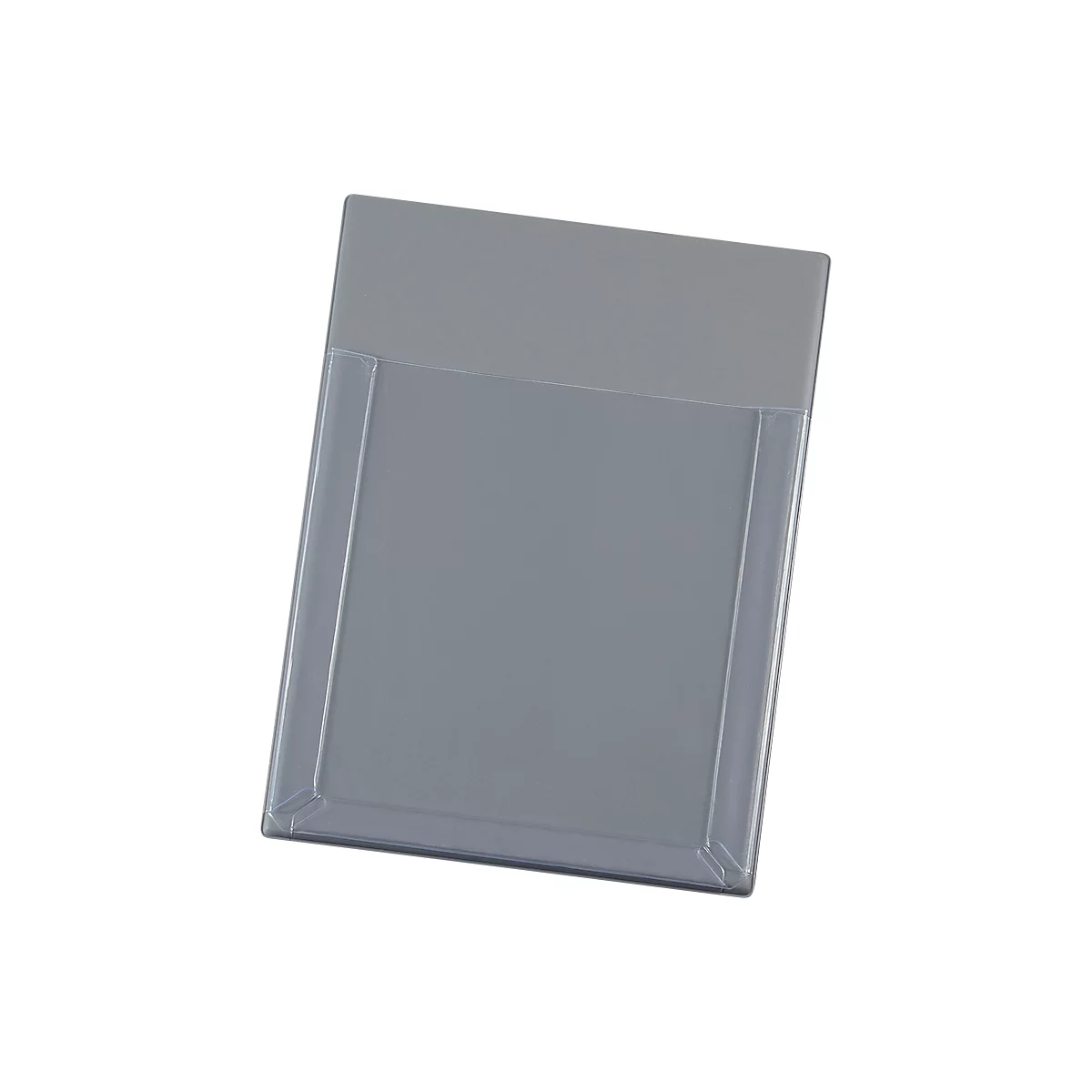 Eichner PVC schakelplaat, DIN A6, 20 mm vulcapaciteit, zelfklevend, rekzak, B 118 x H 185 mm, transparant