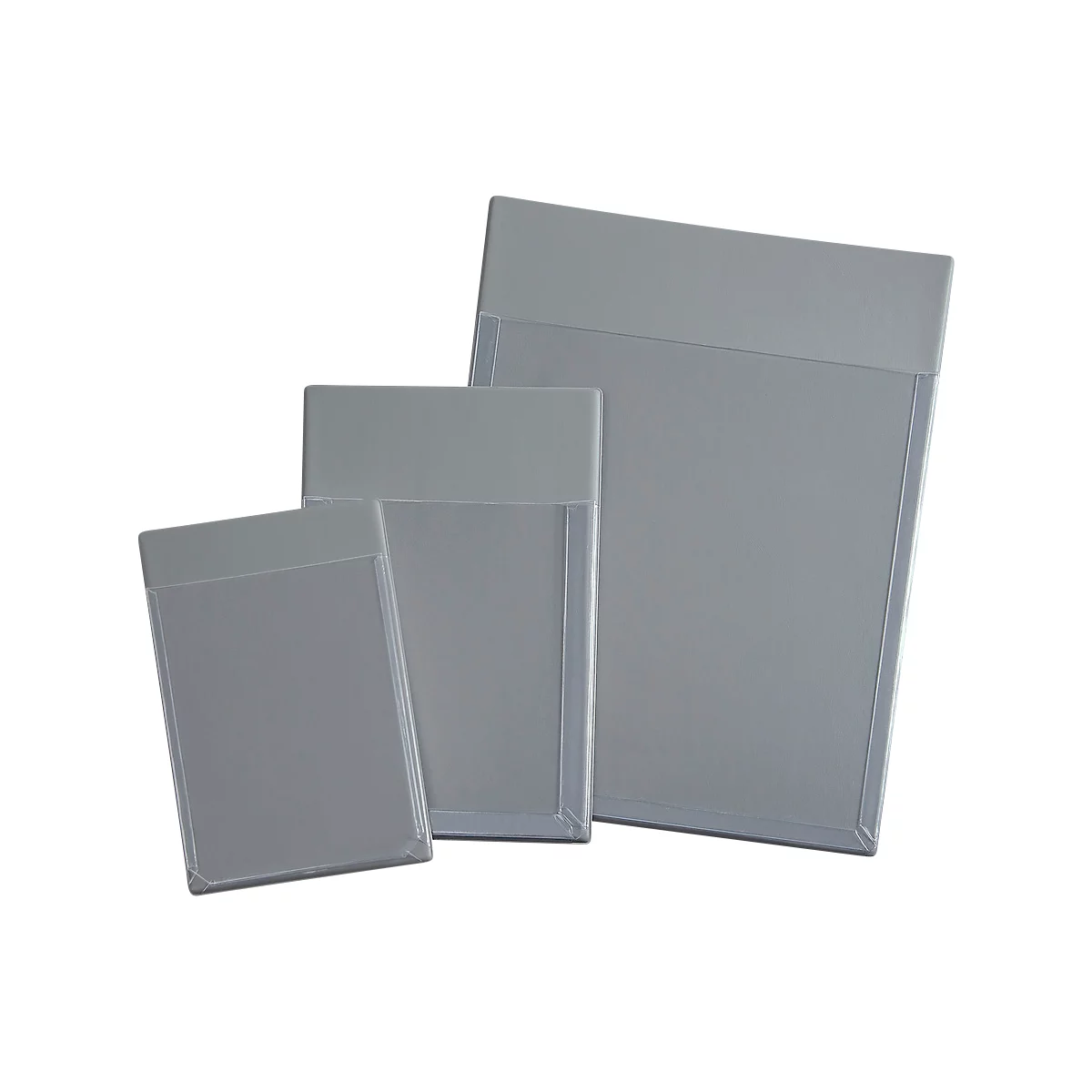 Eichner PVC schakelplaat, DIN A6, 20 mm vulcapaciteit, zelfklevend, rekzak, B 118 x H 185 mm, transparant