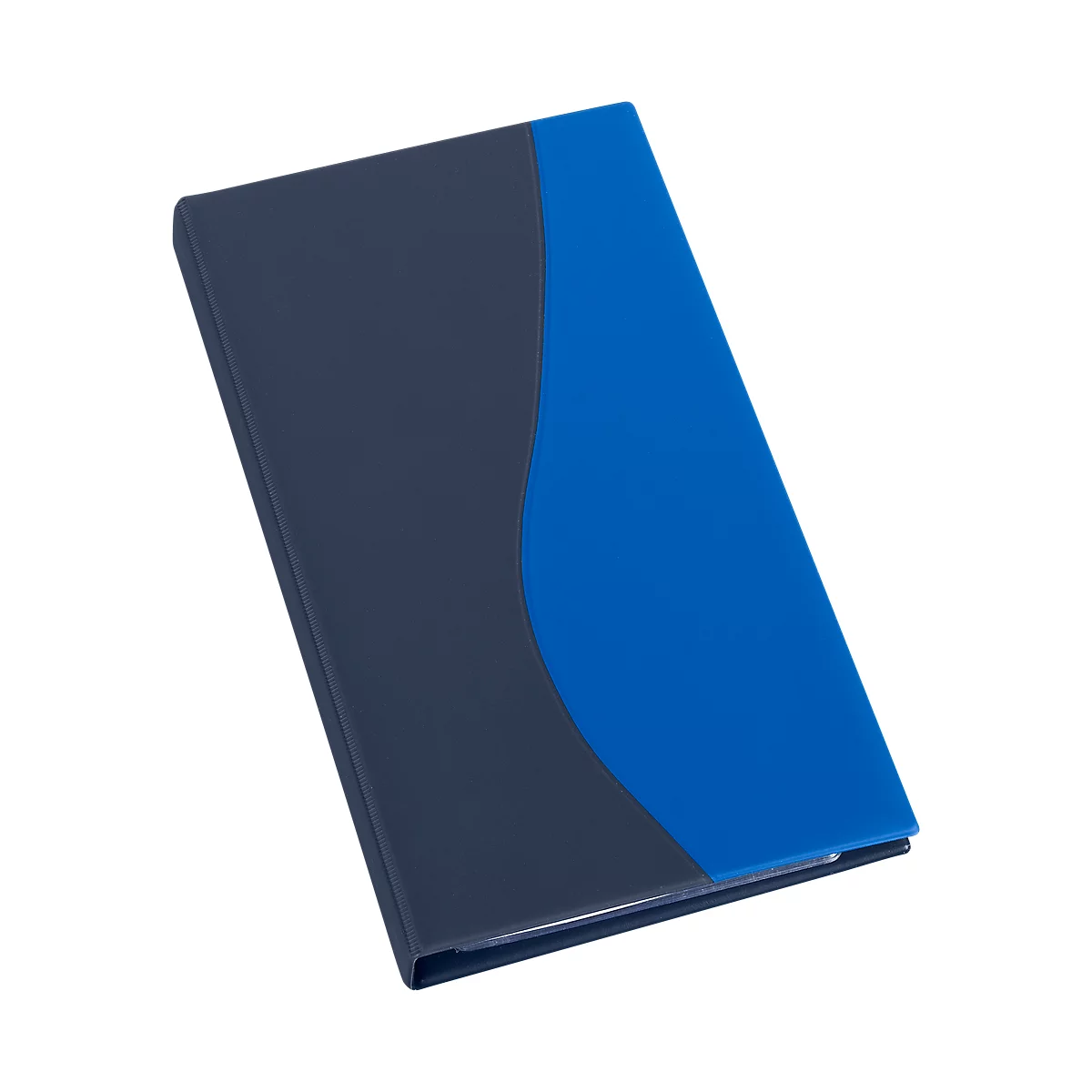 EICHNER ringmap voor visitekaartjespapier Blue, voor 200 visitekaartjes, 4-voudig ringmechanisme, A5