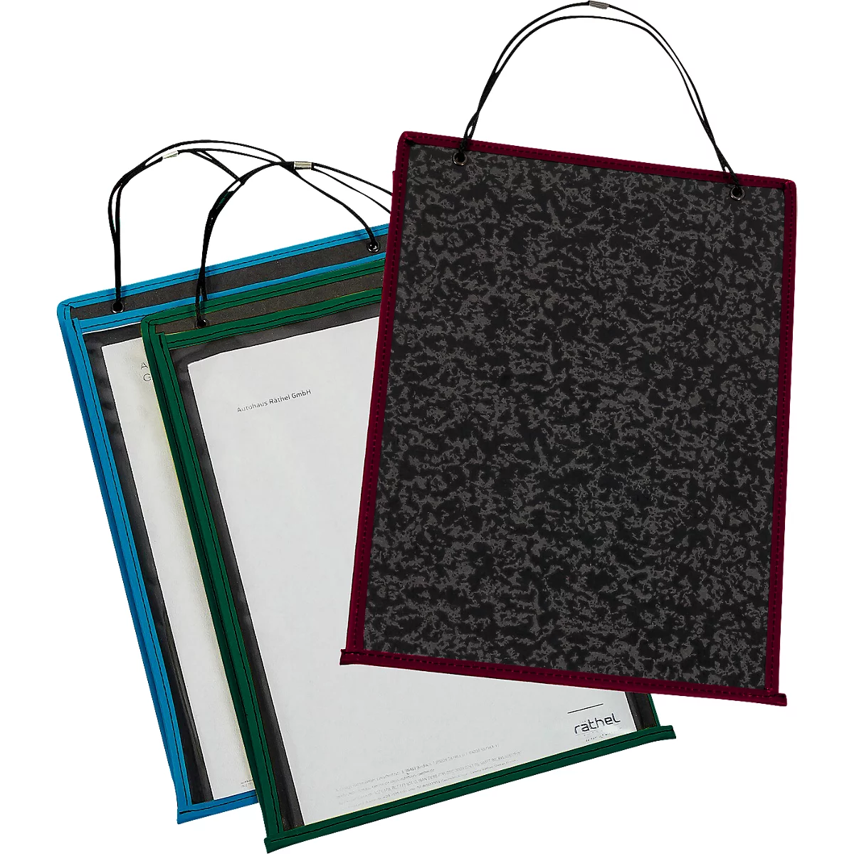 EICHNER "Robuuste" besteltas, geschikt voor DIN A4, verstevigde naden, kartonnen rug, diverse kleuren