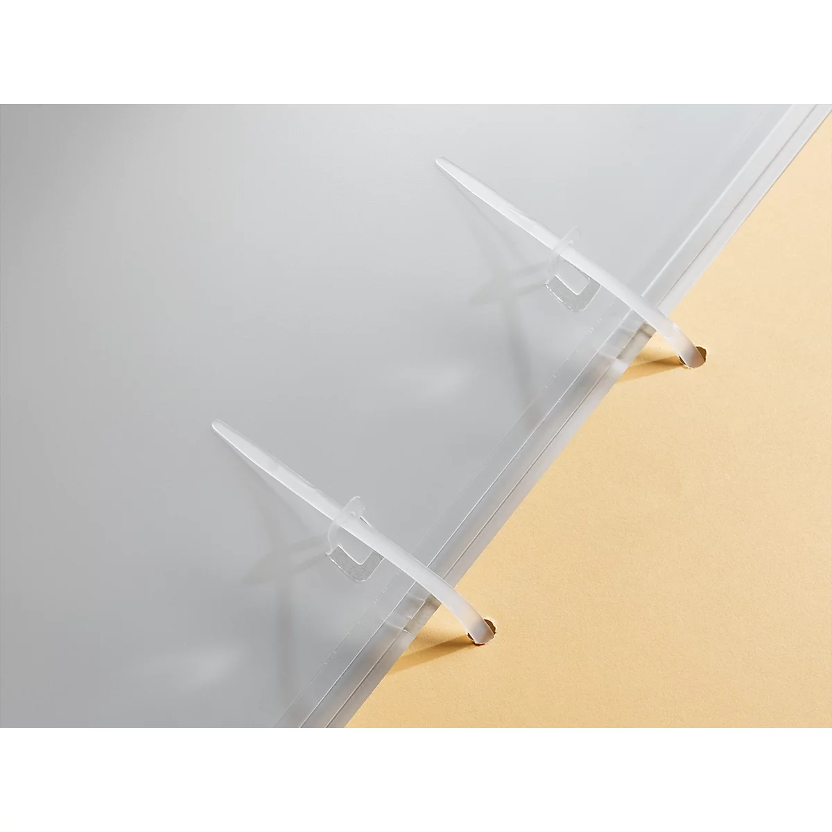 EICHNER snelhechtmap met lus STRIP, A4, polypropeen, 10 stuks, doorschijnend