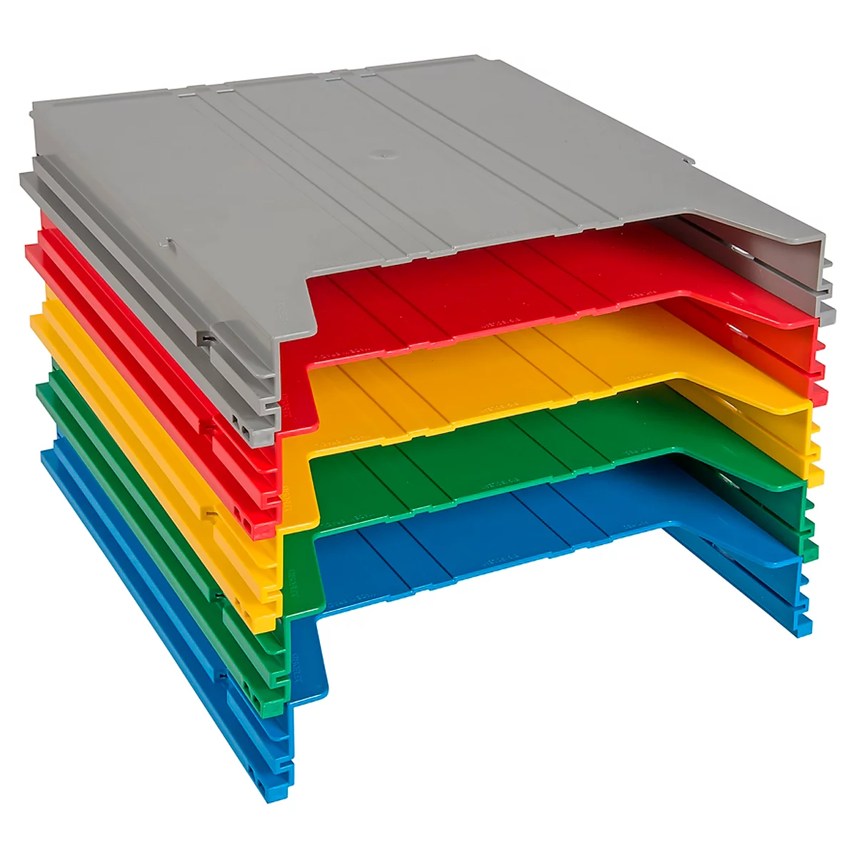 Eichner Wandfolderhouder BIG, B 262 x D 42 x H 302 mm, vulhoogte 34 mm, blauw