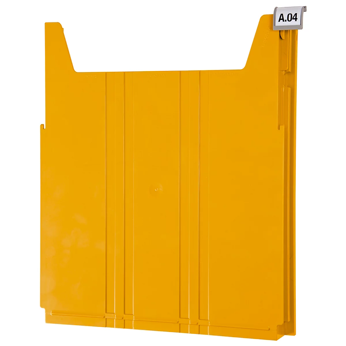 Eichner Wandfolderhouder BIG, B 262 x D 42 x H 302 mm, vulhoogte 34 mm, blauw