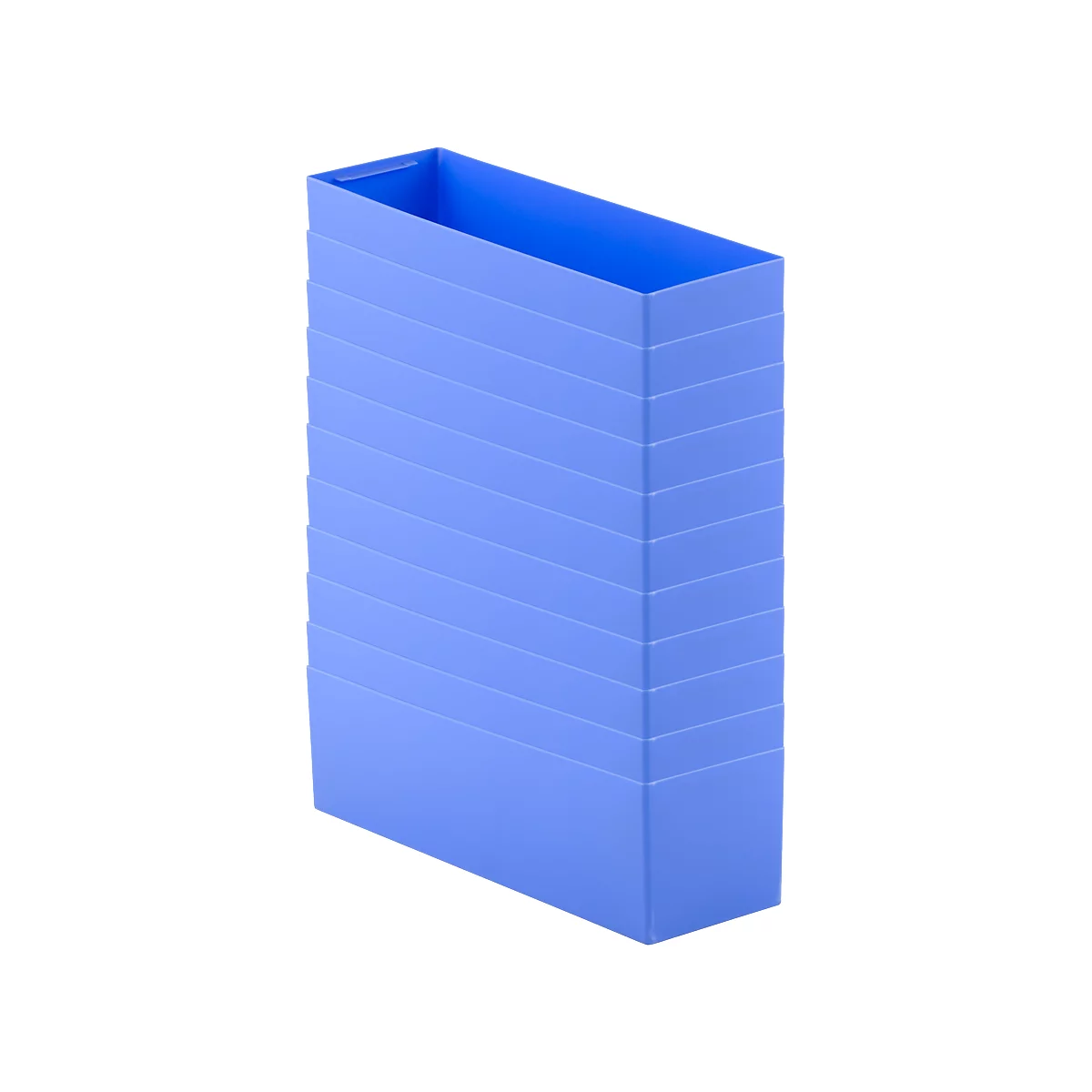 Einsatzkasten EK 6022 L, PP, blau, 10 Stück