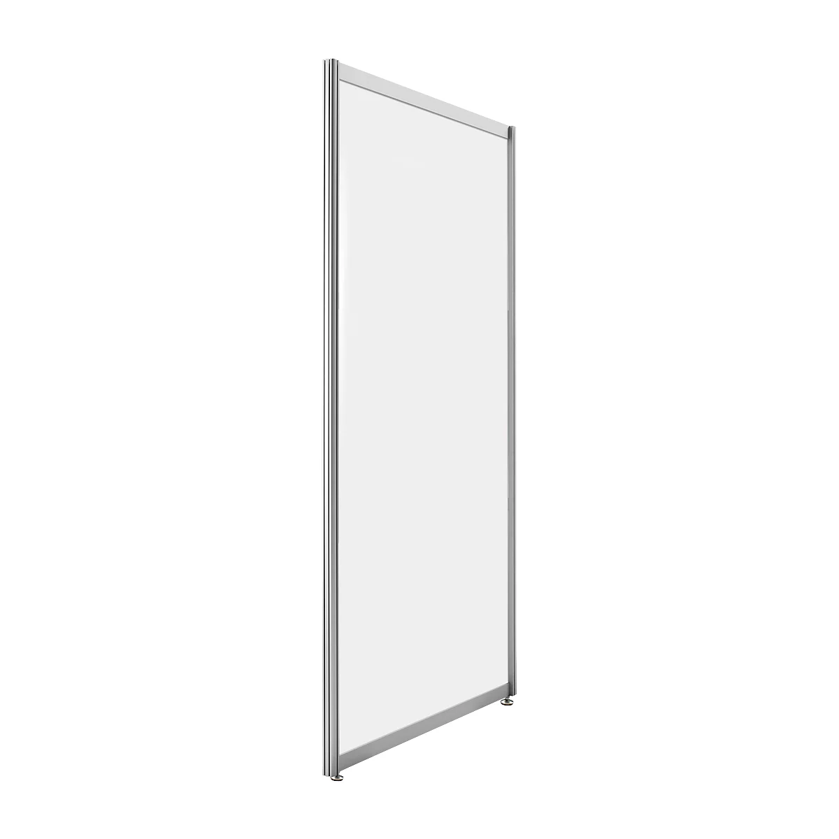 Einzelwand, Metall weiß, magnethaftend