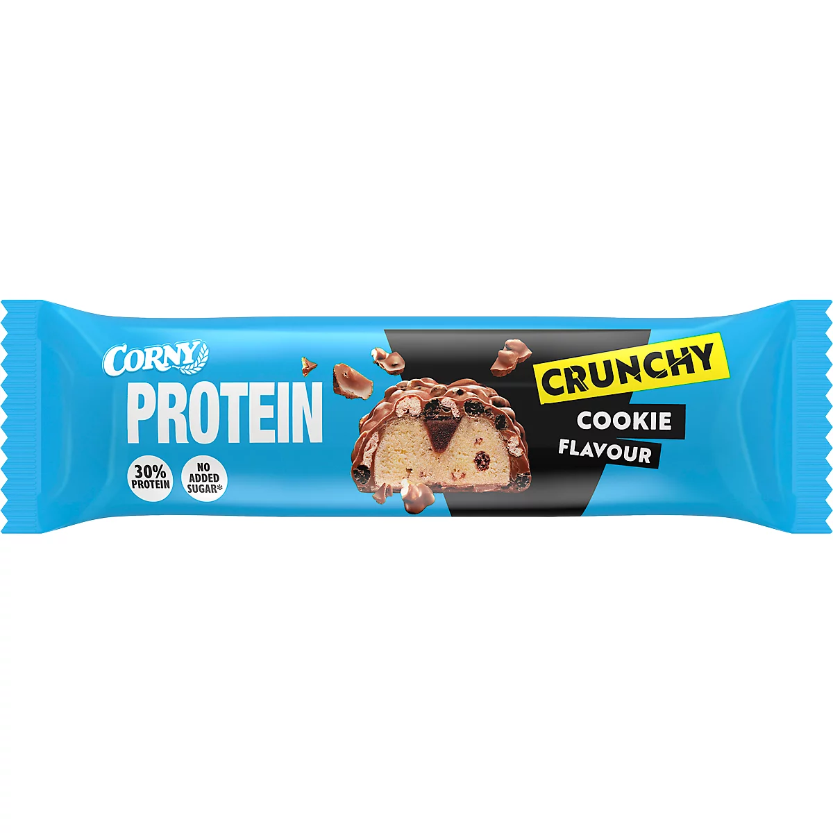 Eiwitreep Corny Protein Crunchy Cookie, doos met 12 repen x 45g