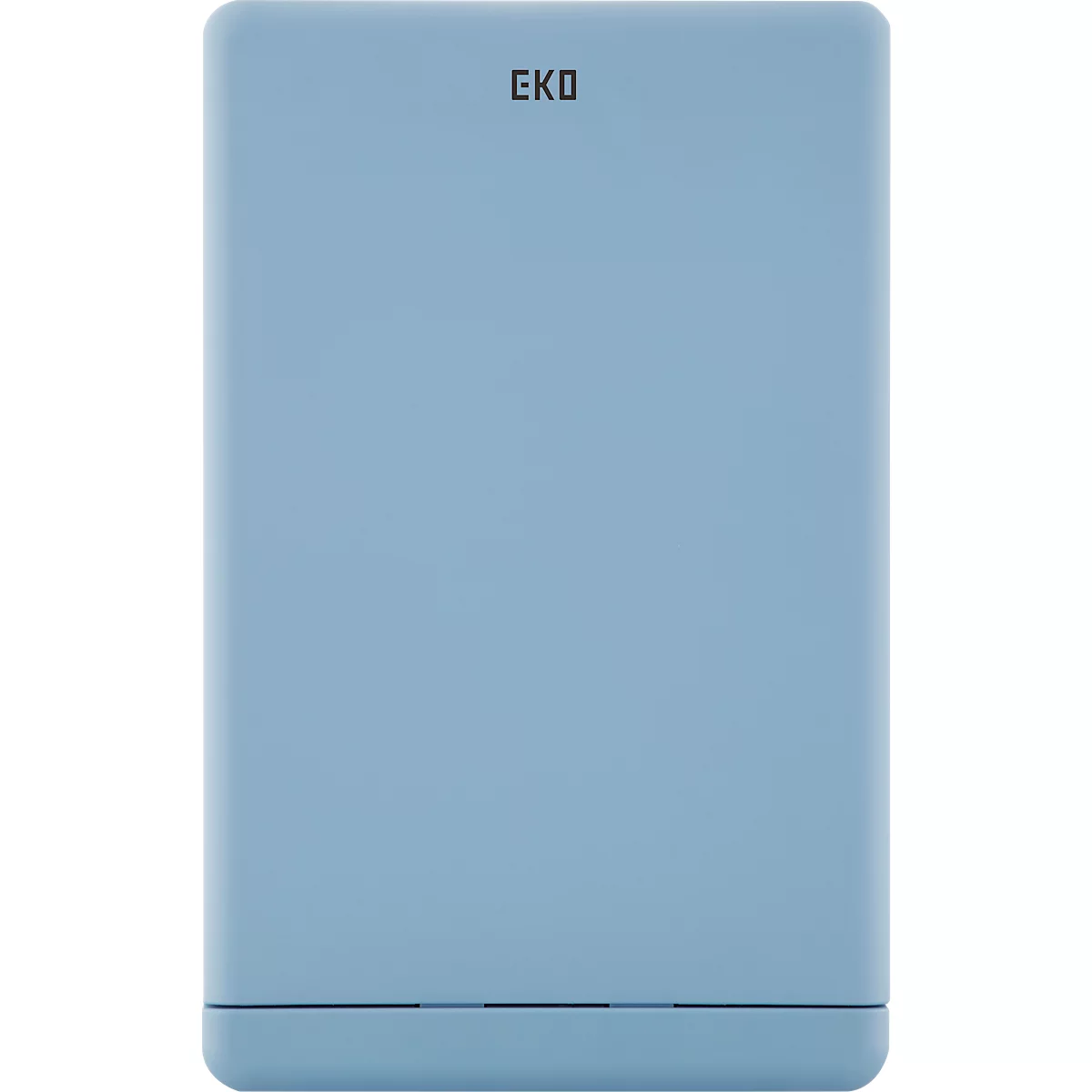 Hellblaue Waage mit der Aufschrift EKO.