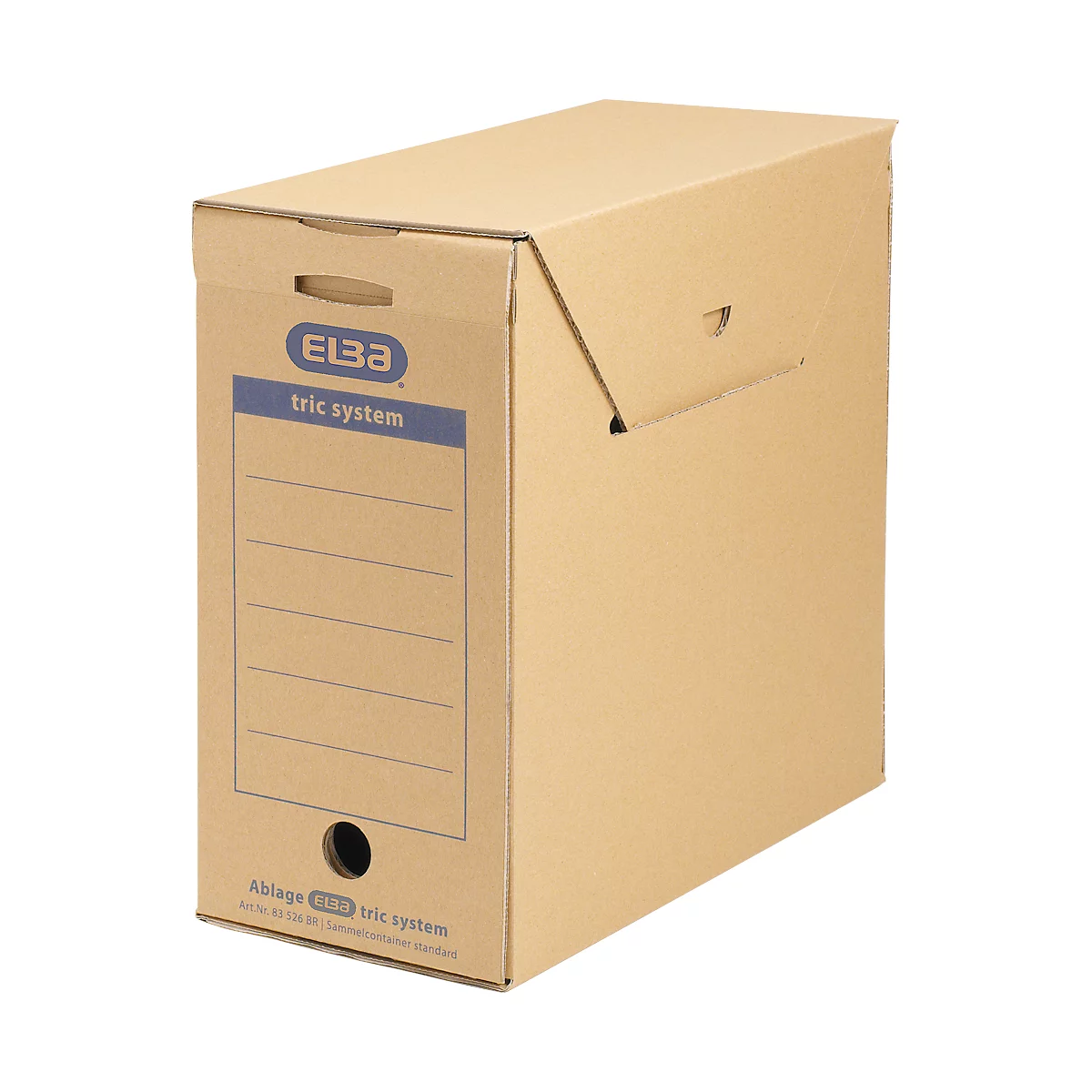 ELBA boîte à archives tric system, standard, l. 158 x P 333 x H 308 mm, 6 pièces