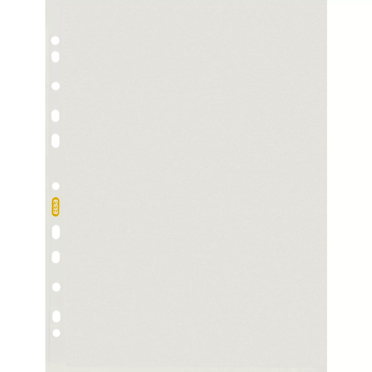 Elba folderhoezen, voor DIN A4, gerecycled polyetheen, 80µm, generfd, transparant, 100 stuks
