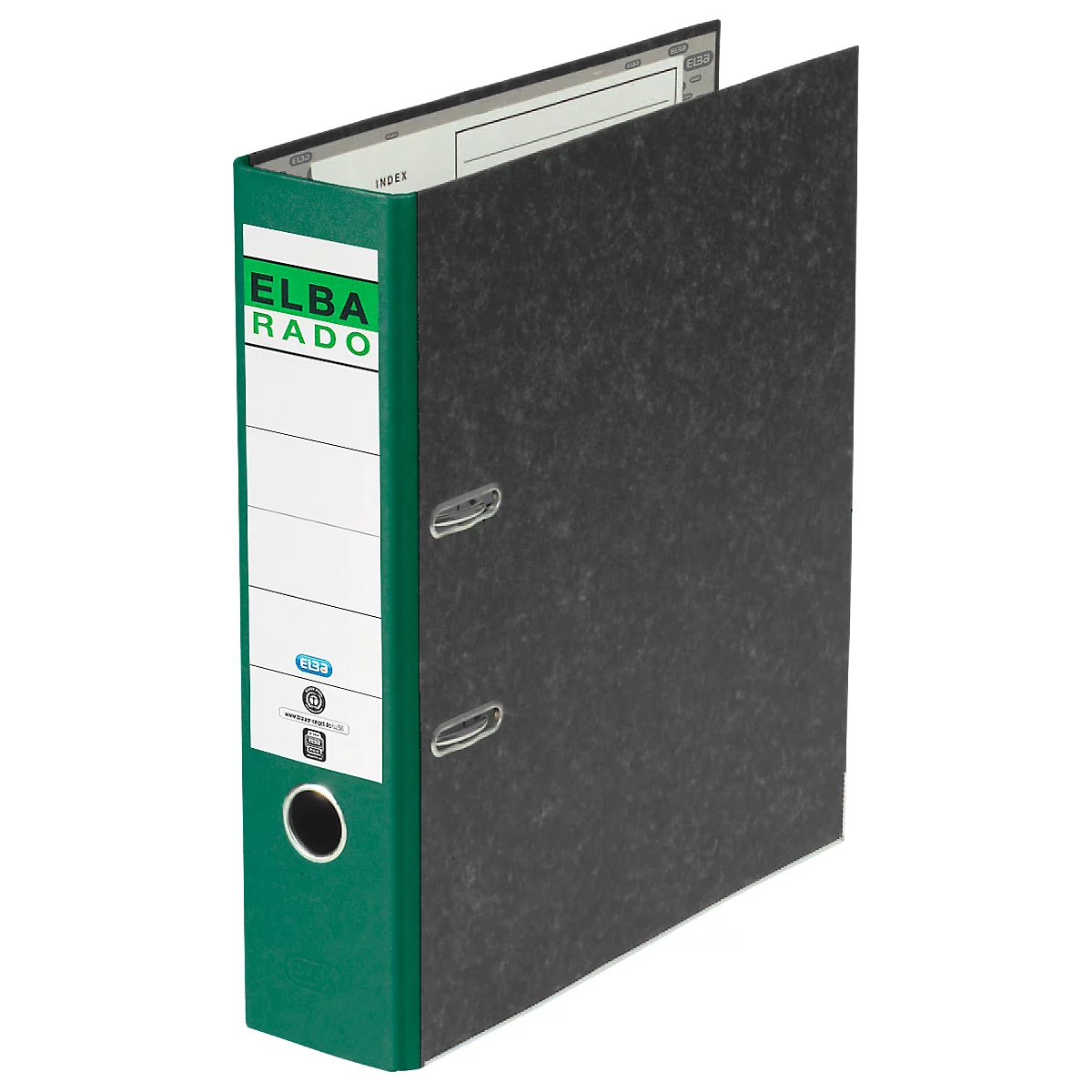 ELBA ordner rado, A4, rugbreedte 80 mm, 20 stuks, groen