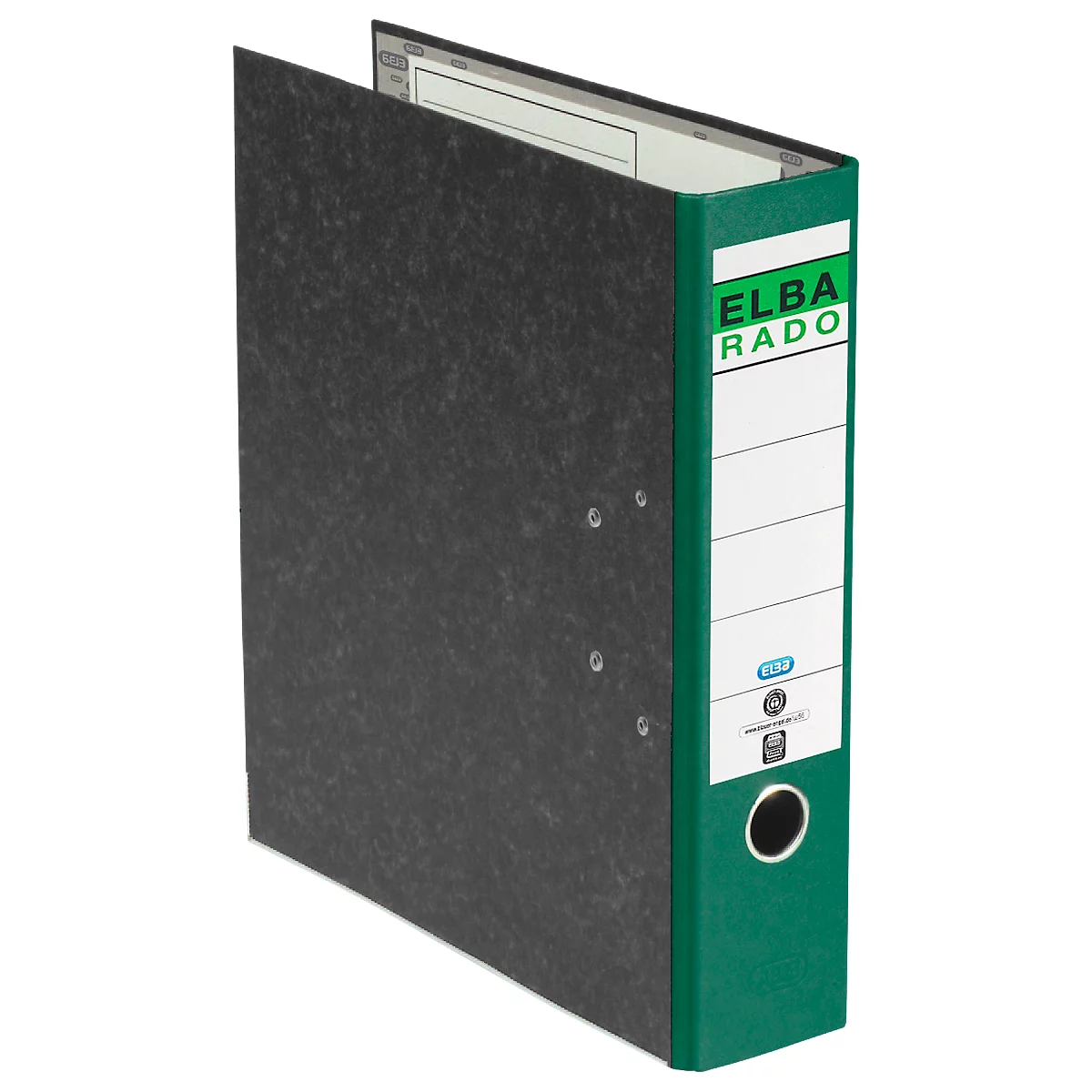 ELBA ordner rado, A4, rugbreedte 80 mm, 20 stuks, groen