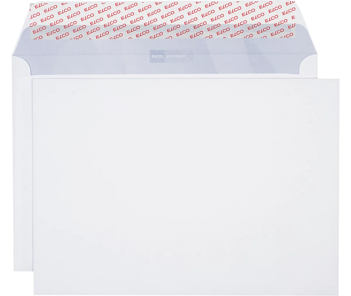 ELCO Briefumschläge, DIN C4, o. Fenster, 120 g/m², 250 Stück