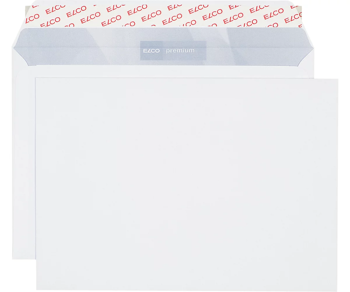 ELCO Briefumschläge, DIN C5, o. Fenster, 100 g/m², 500 Stück